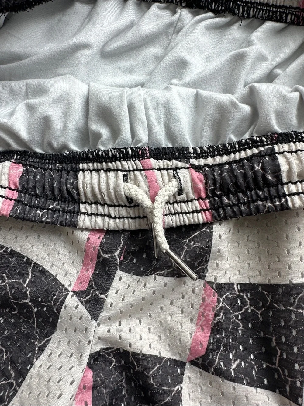 Men's Duvin Checkerboard Athletic Shorts - Picture 3 of 8